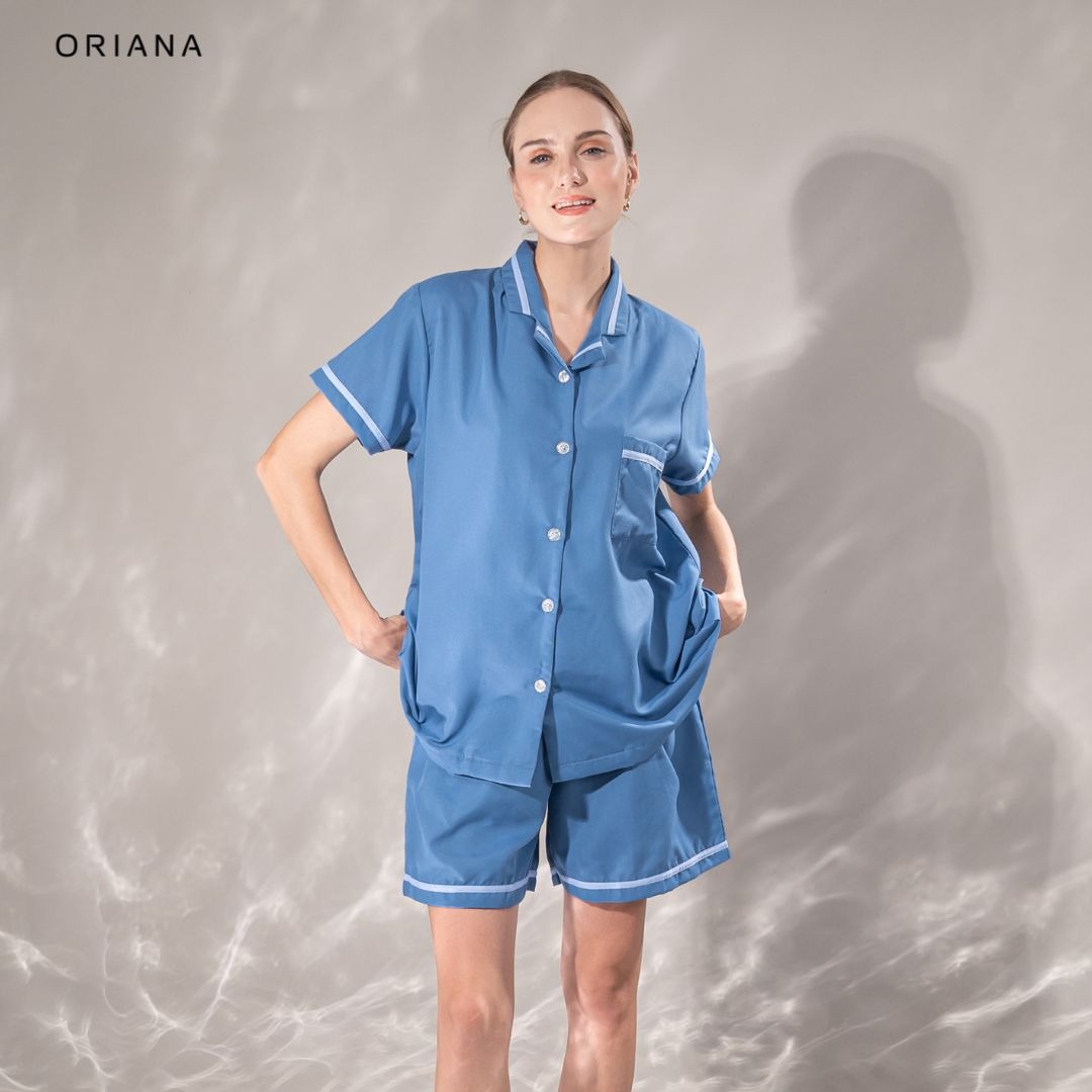 Oriana Sleepwear Piyama Set Poly Bamboo Danisa Series