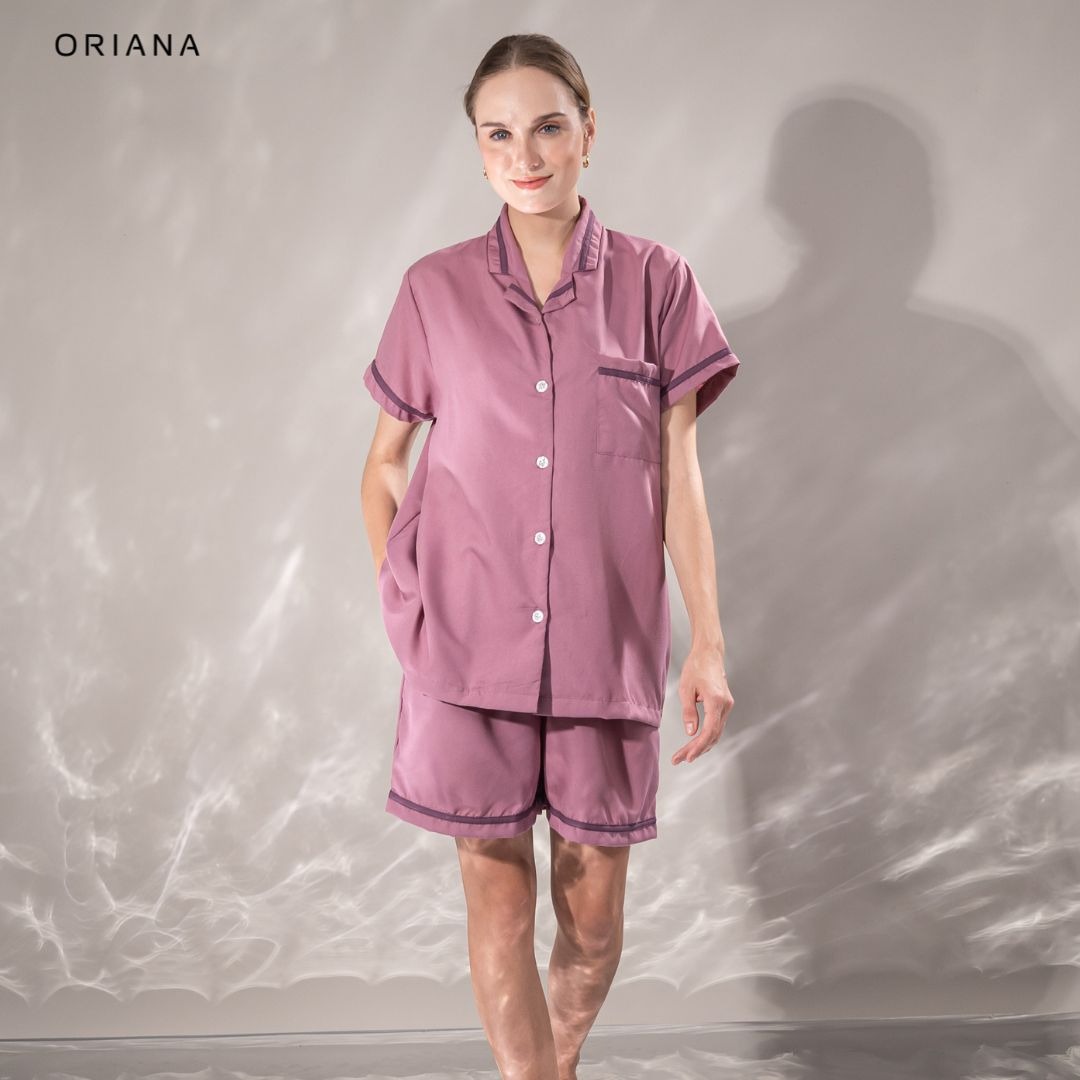 Oriana Sleepwear Piyama Set Poly Bamboo Danisa Series