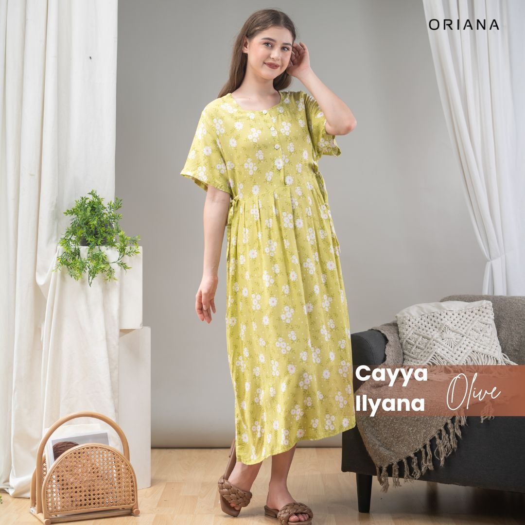 Oriana Homewear Maxi Dress Daster Busui Cayya Ilyana Series