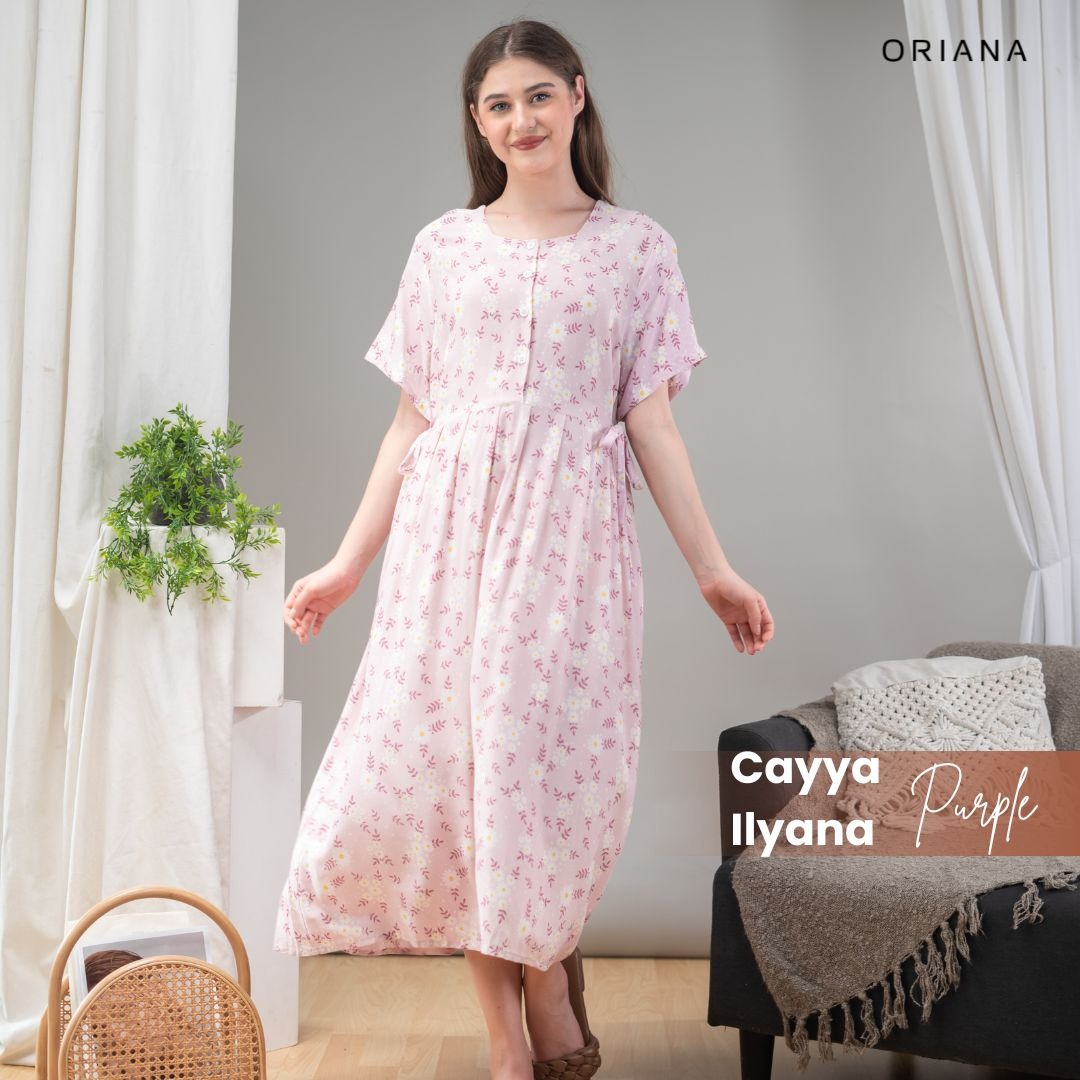 Oriana Homewear Maxi Dress Daster Busui Cayya Ilyana Series