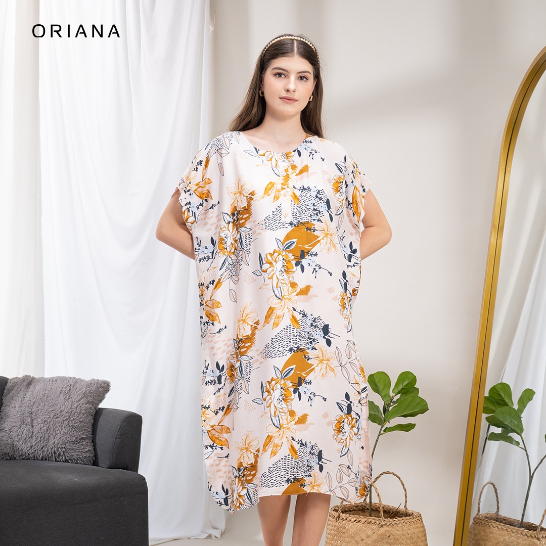 Oriana Homewear Daster Pendek Busui Kaftan Stella Series
