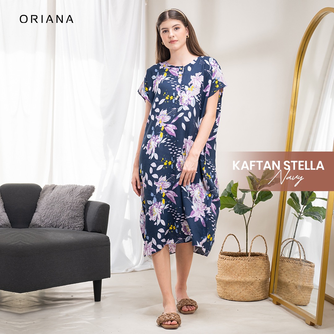 Oriana Homewear Daster Pendek Busui Kaftan Stella Series