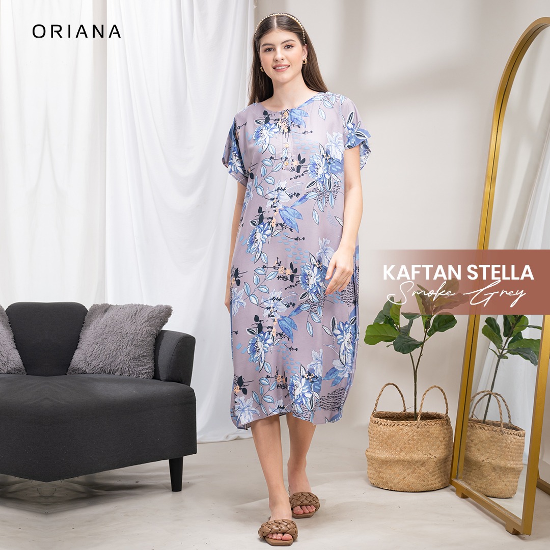 Oriana Homewear Daster Pendek Busui Kaftan Stella Series