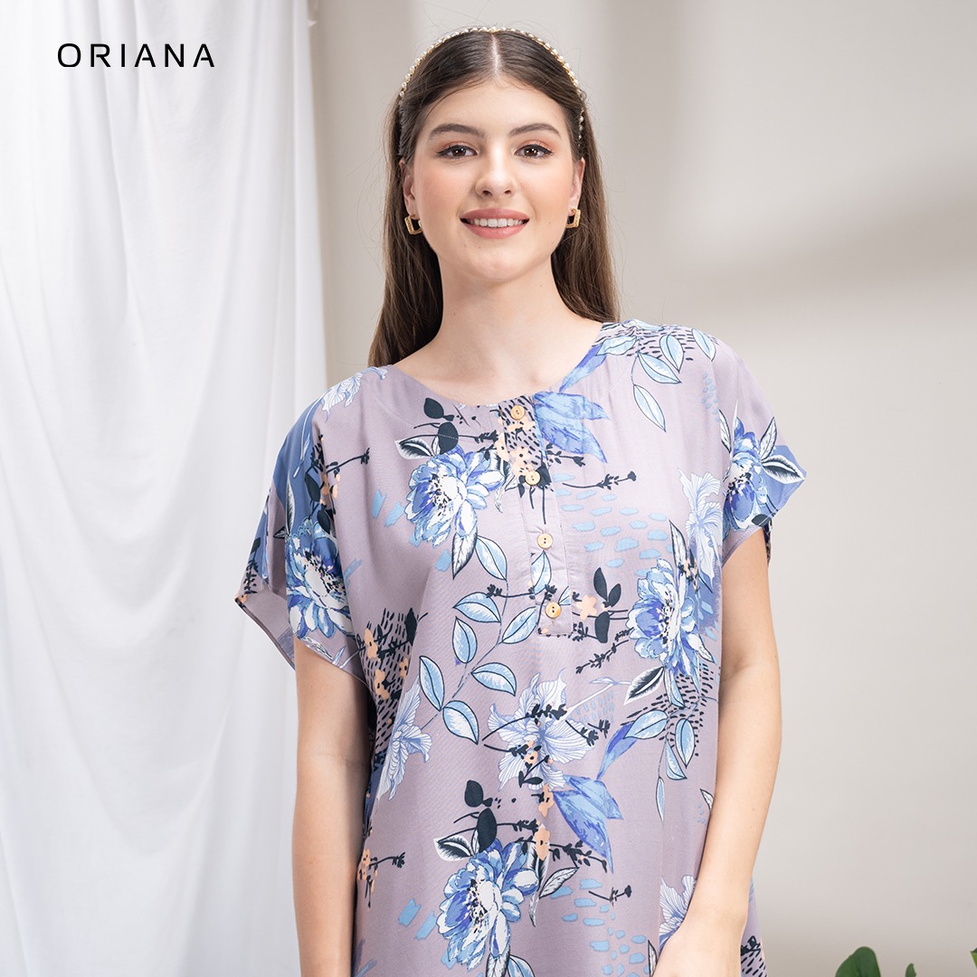 Oriana Homewear Daster Pendek Busui Kaftan Stella Series