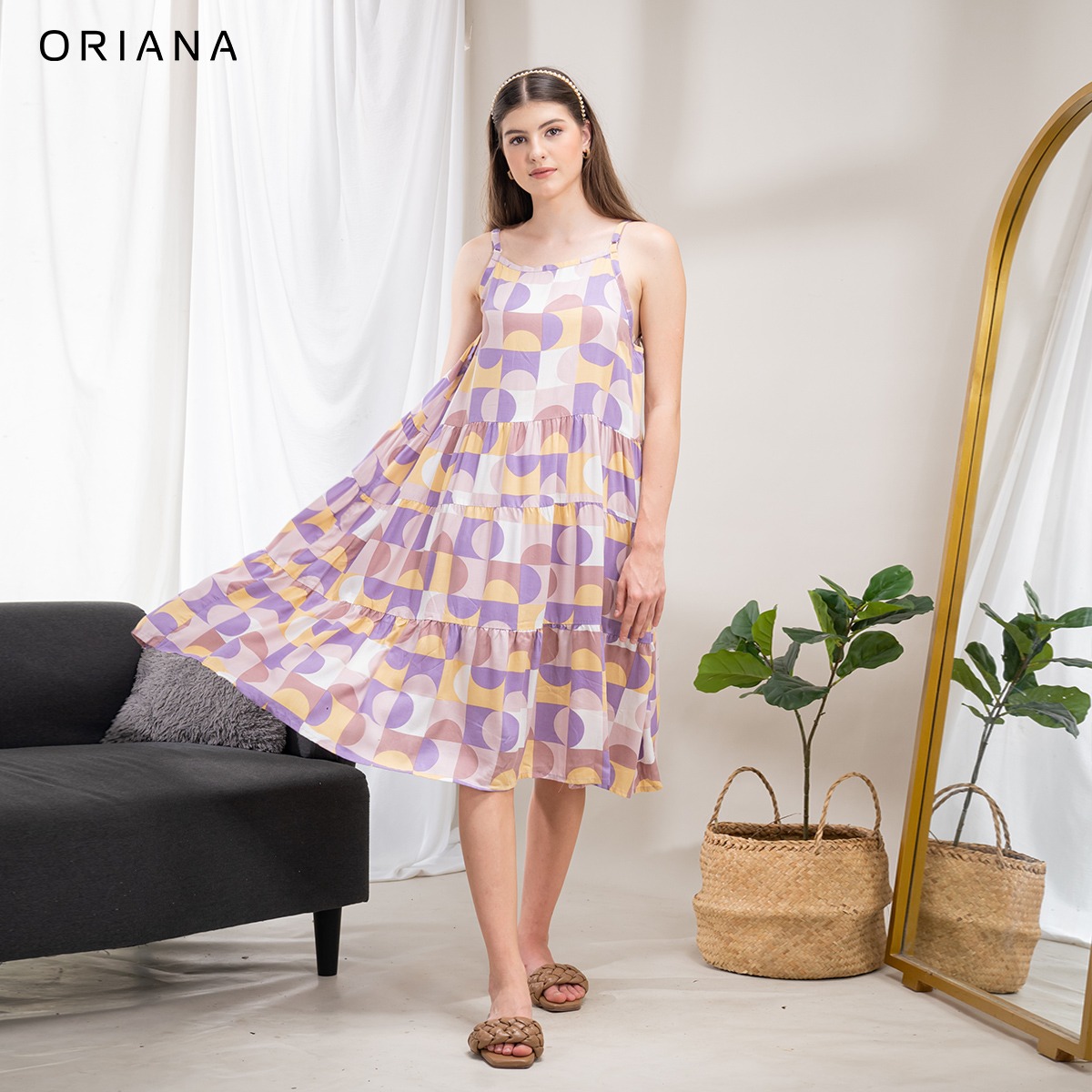 Oriana Homewear Midi Dress Danera Series