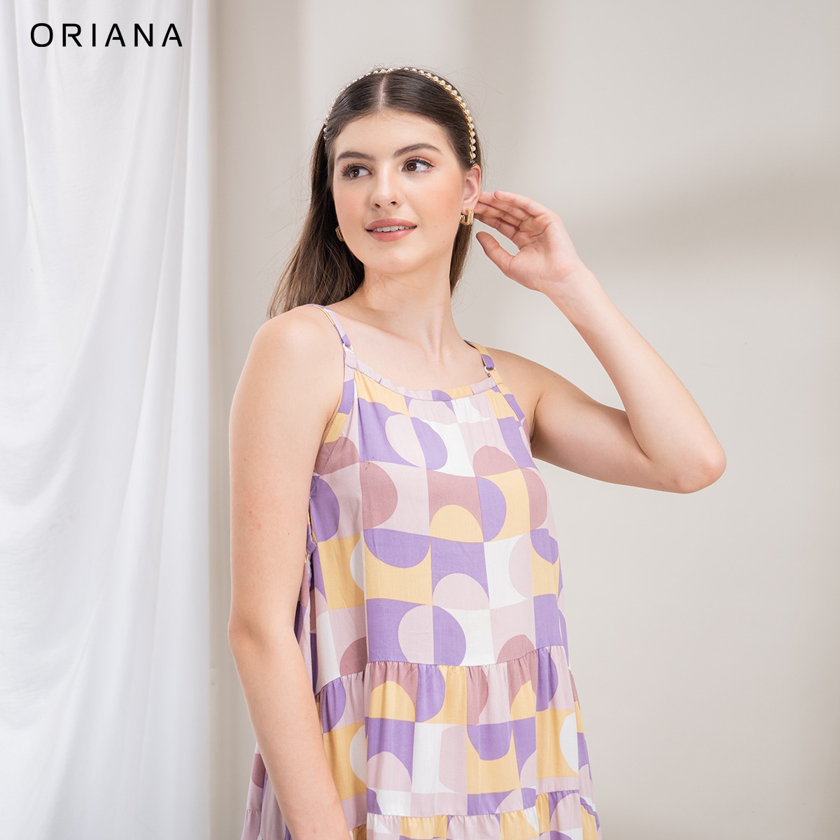 Oriana Homewear Midi Dress Danera Series