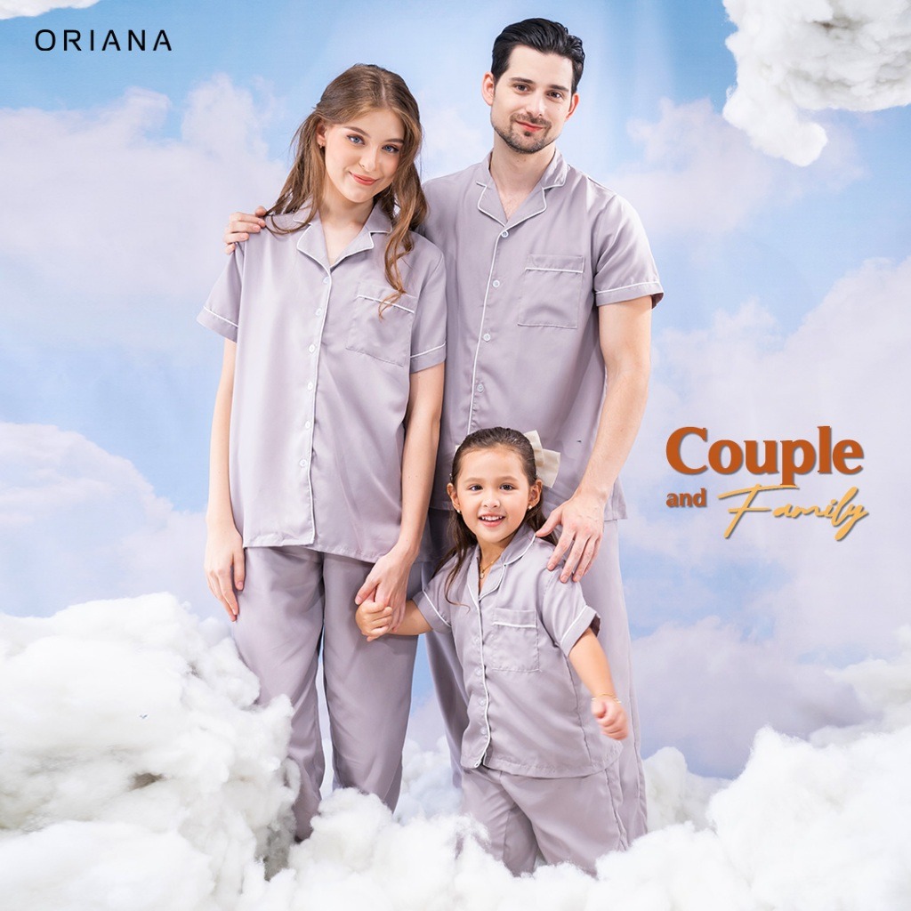 Oriana Sleepwear Piyama Family Set Navya Series