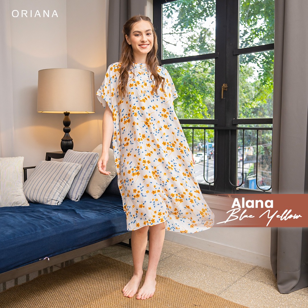 Oriana Homewear Daster Pendek Busui Kaftan Alana Series
