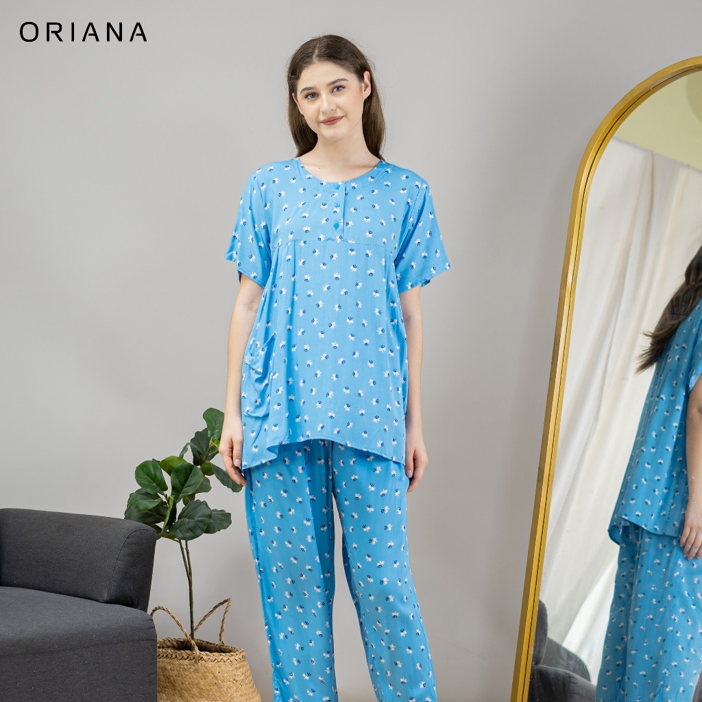 Oriana Sleepwear Piyama Pendek Oneset Daisani Series