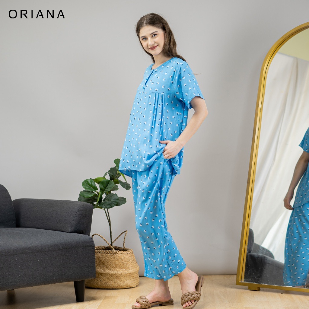 Oriana Sleepwear Piyama Pendek Oneset Daisani Series