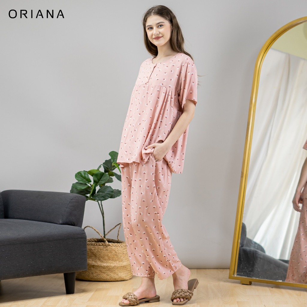 Oriana Sleepwear Piyama Pendek Oneset Daisani Series