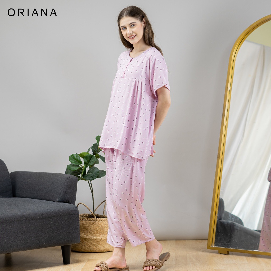 Oriana Sleepwear Piyama Pendek Oneset Daisani Series
