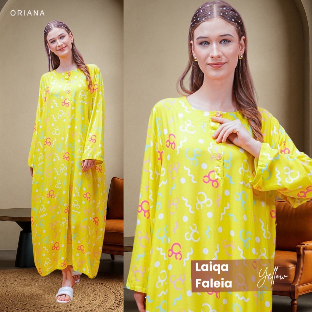 Oriana Homewear Daster Panjang Busui Laiqa Faleia Series