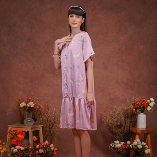 Image of Oriana Homewear Pillow Silk Mici Peaches Series