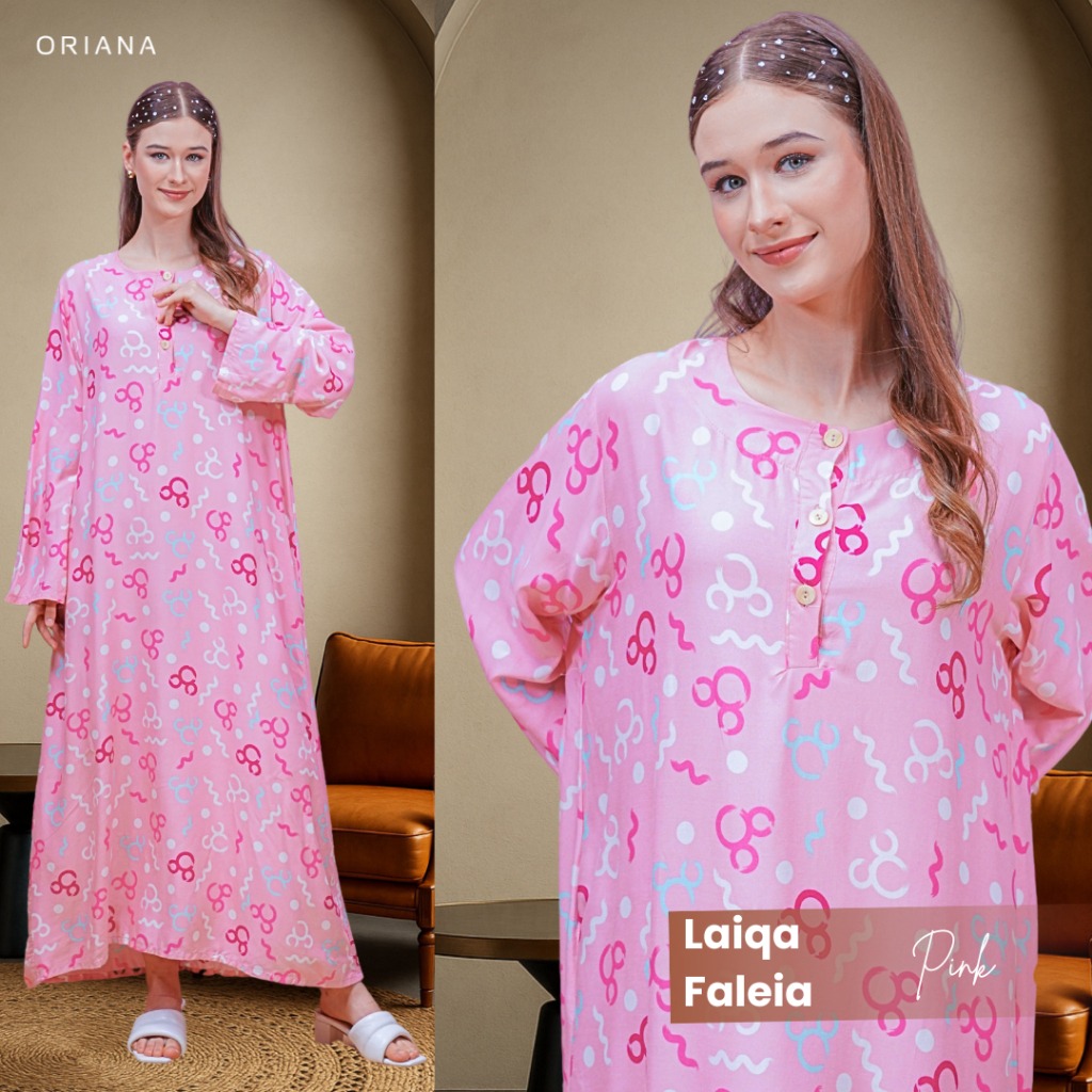 Oriana Homewear Daster Panjang Busui Laiqa Faleia Series