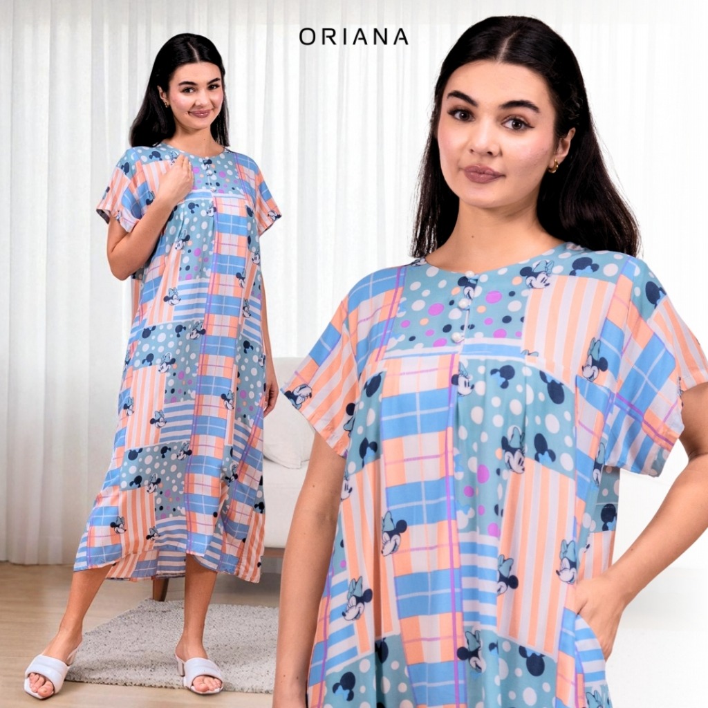 Oriana Homewear Maxi Dress Daster Busui Deasy Bellanca Series