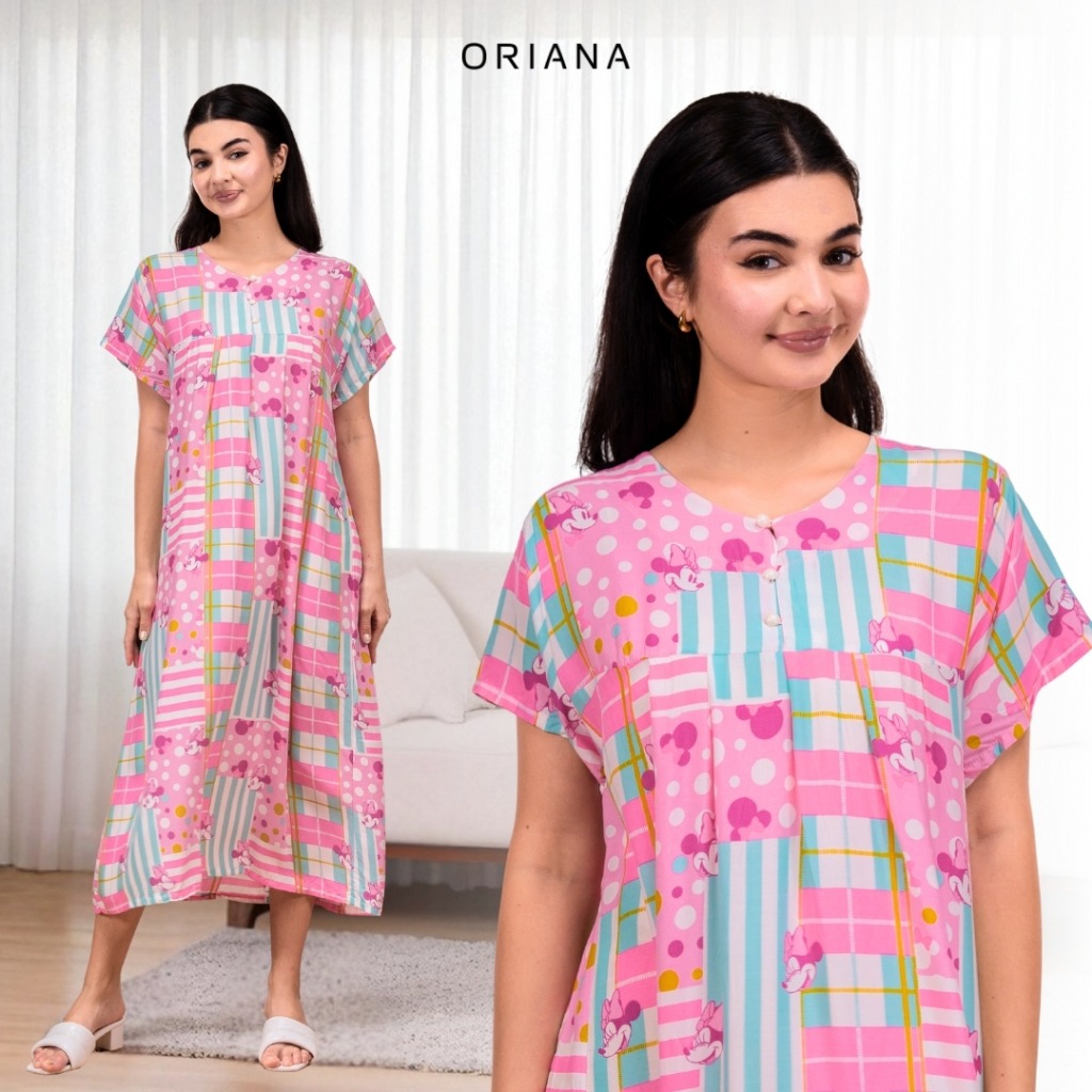Oriana Homewear Maxi Dress Daster Busui Deasy Bellanca Series