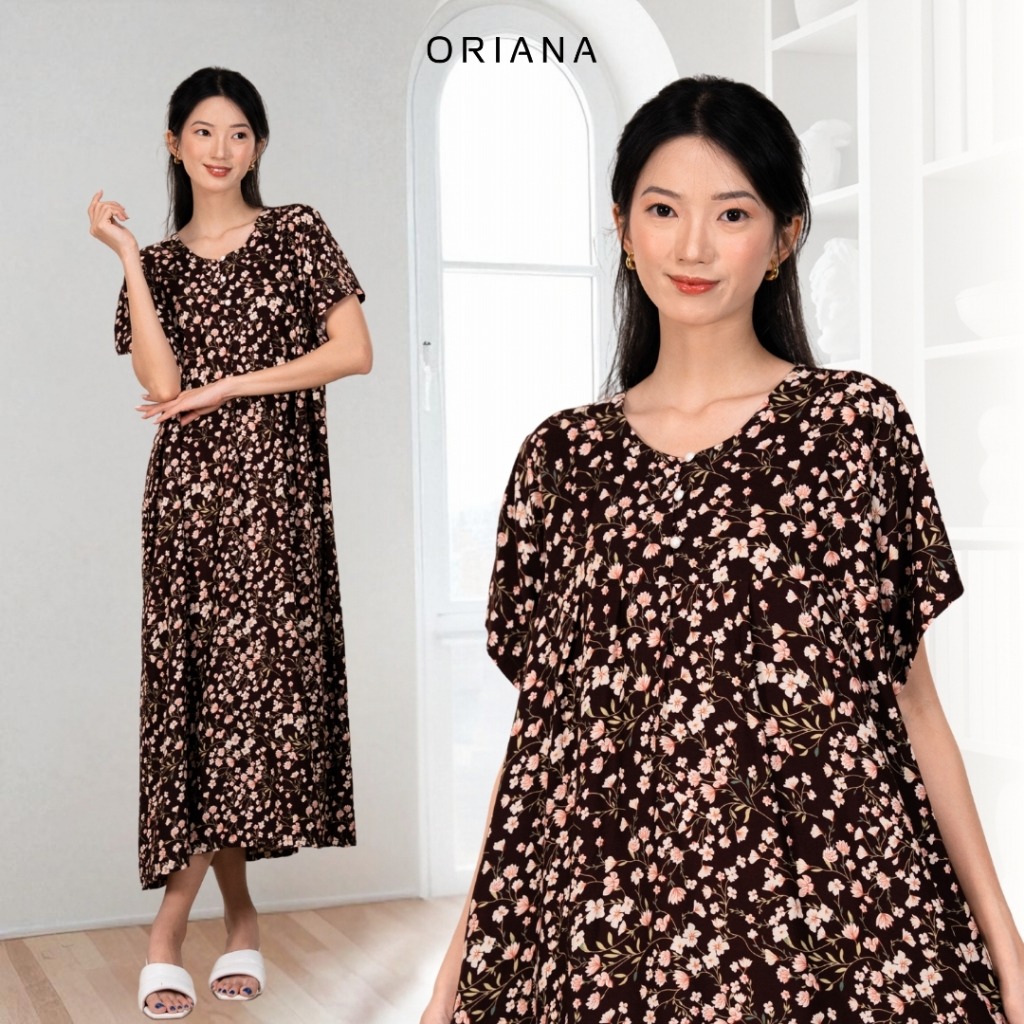 Oriana Homewear Maxi Dress Daster Busui Deasy Zuha Series