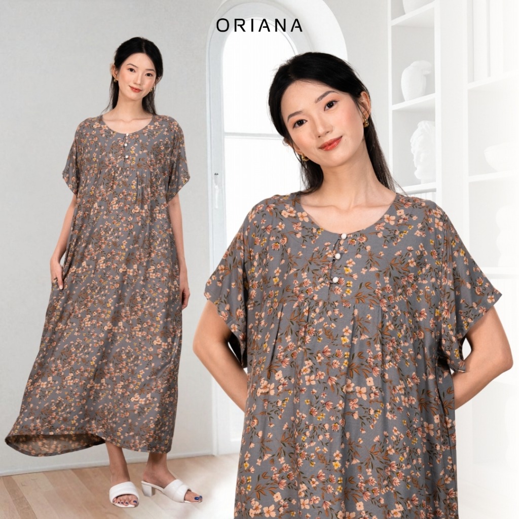 Oriana Homewear Maxi Dress Daster Busui Deasy Zuha Series
