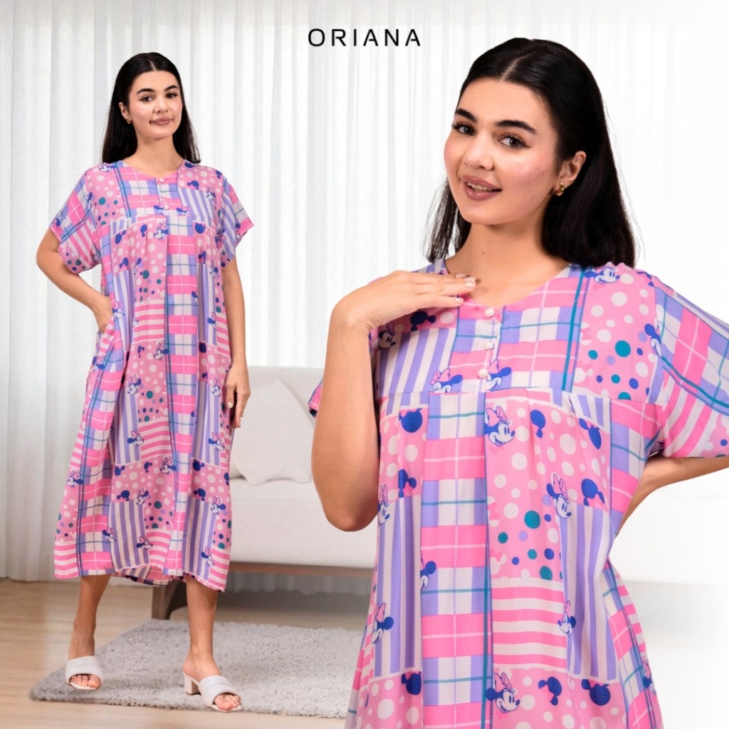 Oriana Homewear Maxi Dress Daster Busui Deasy Bellanca Series