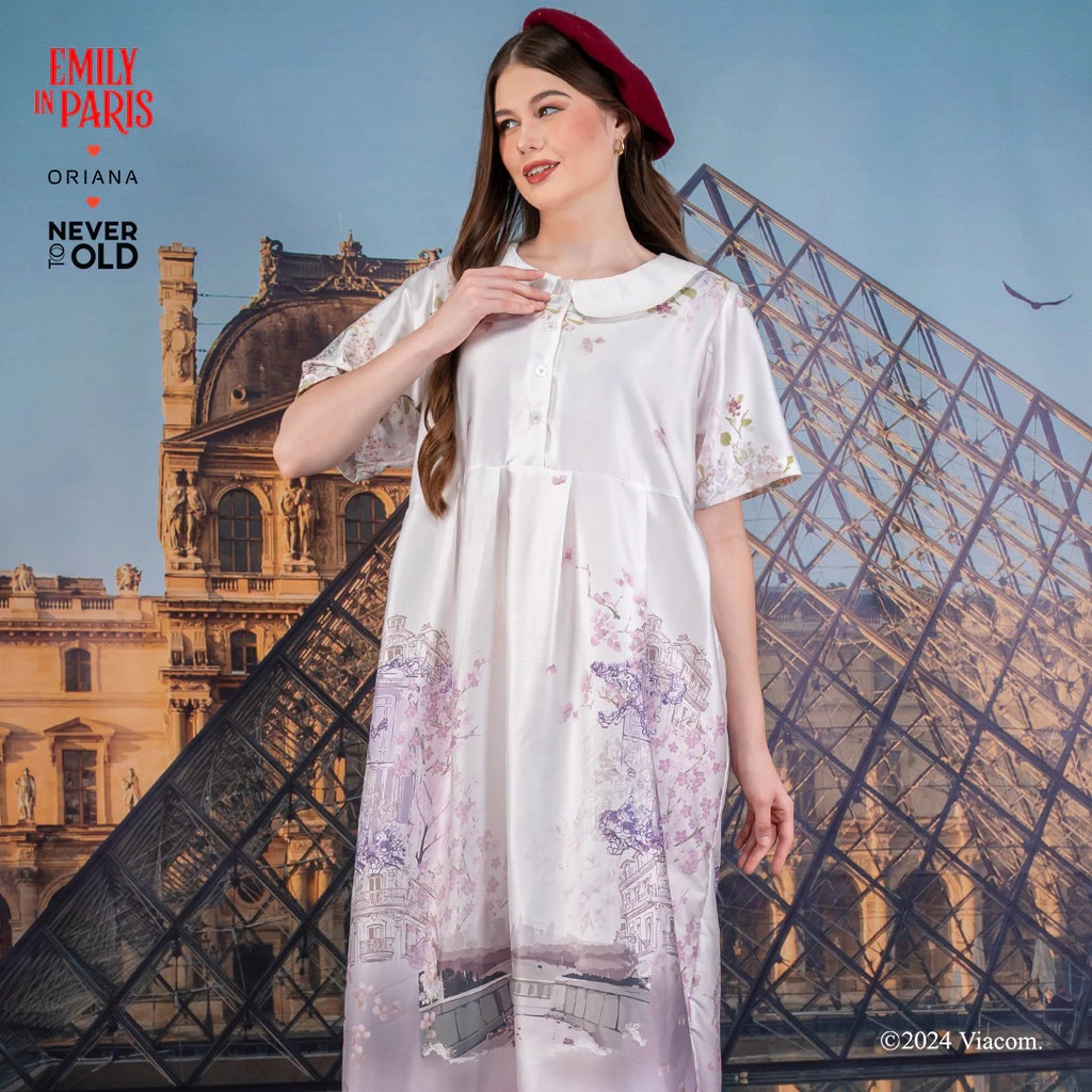 Oriana x Emily in Paris Maxi-dress Solene Series