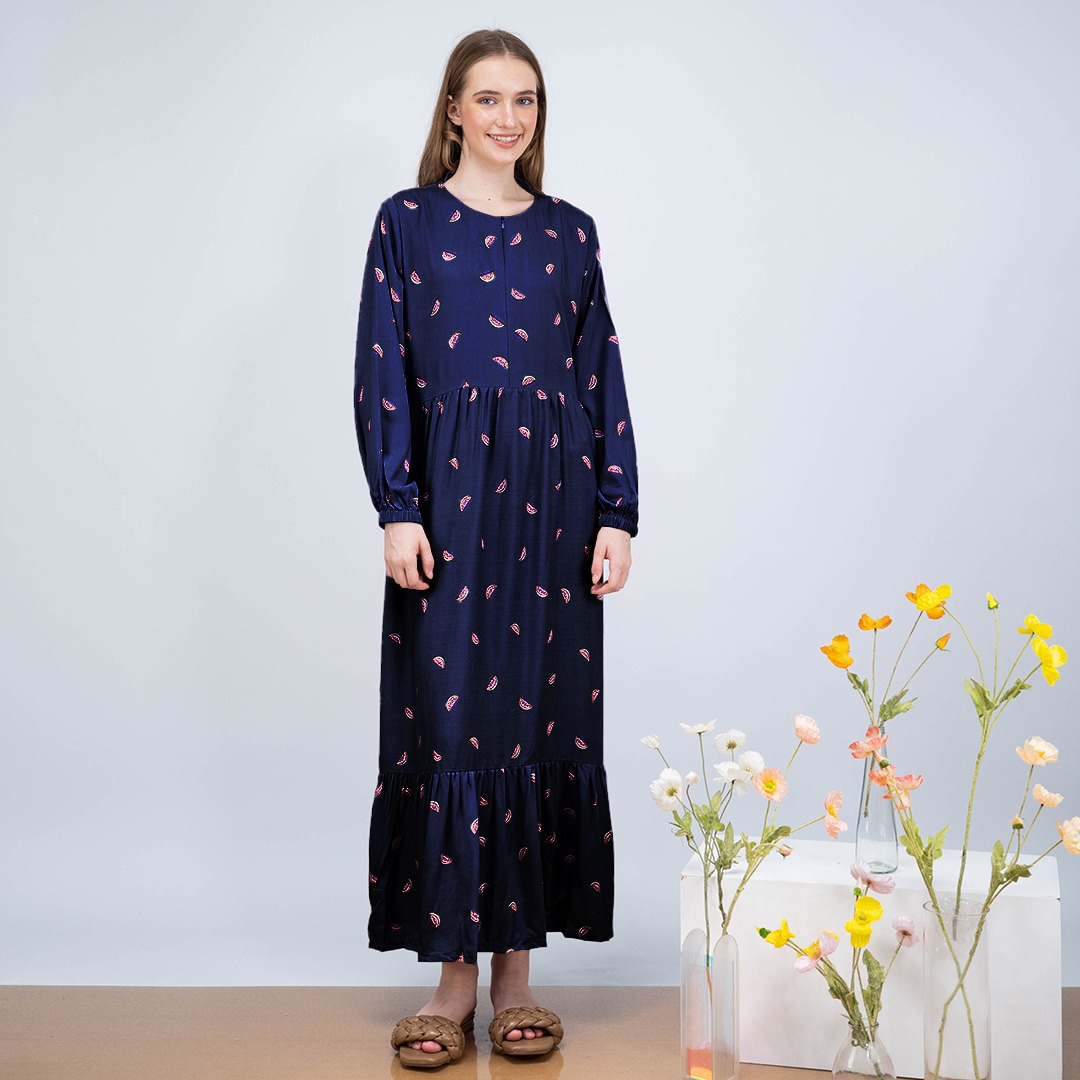 Oriana Homewear Long Dress Calla Series