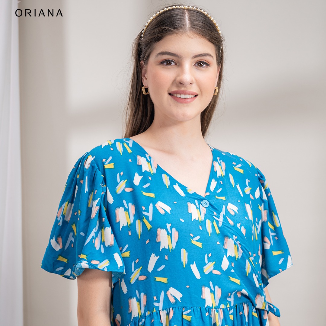 Oriana Homewear Maxi Dress Daster Busui Panjang DSAI Savana Series