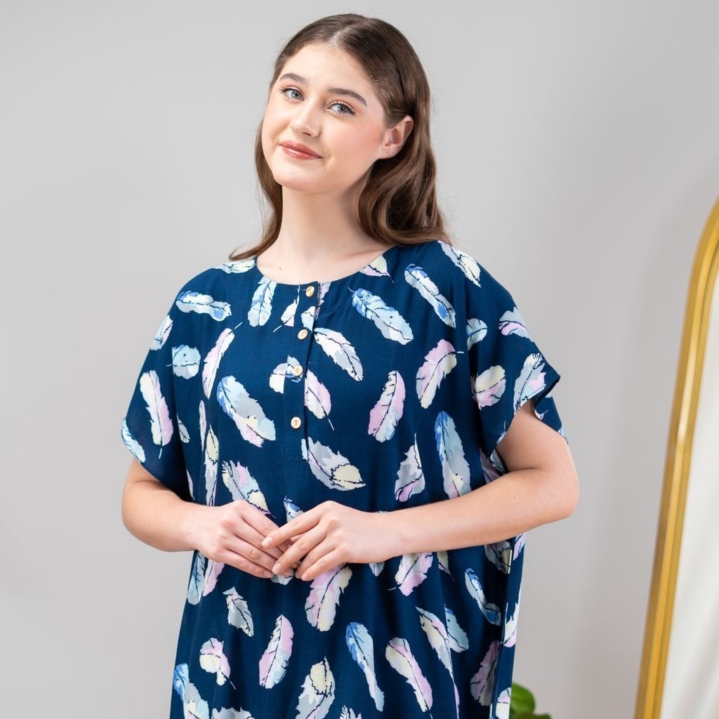 Oriana Homewear Daster Pendek Busui Kaftan Calista Series