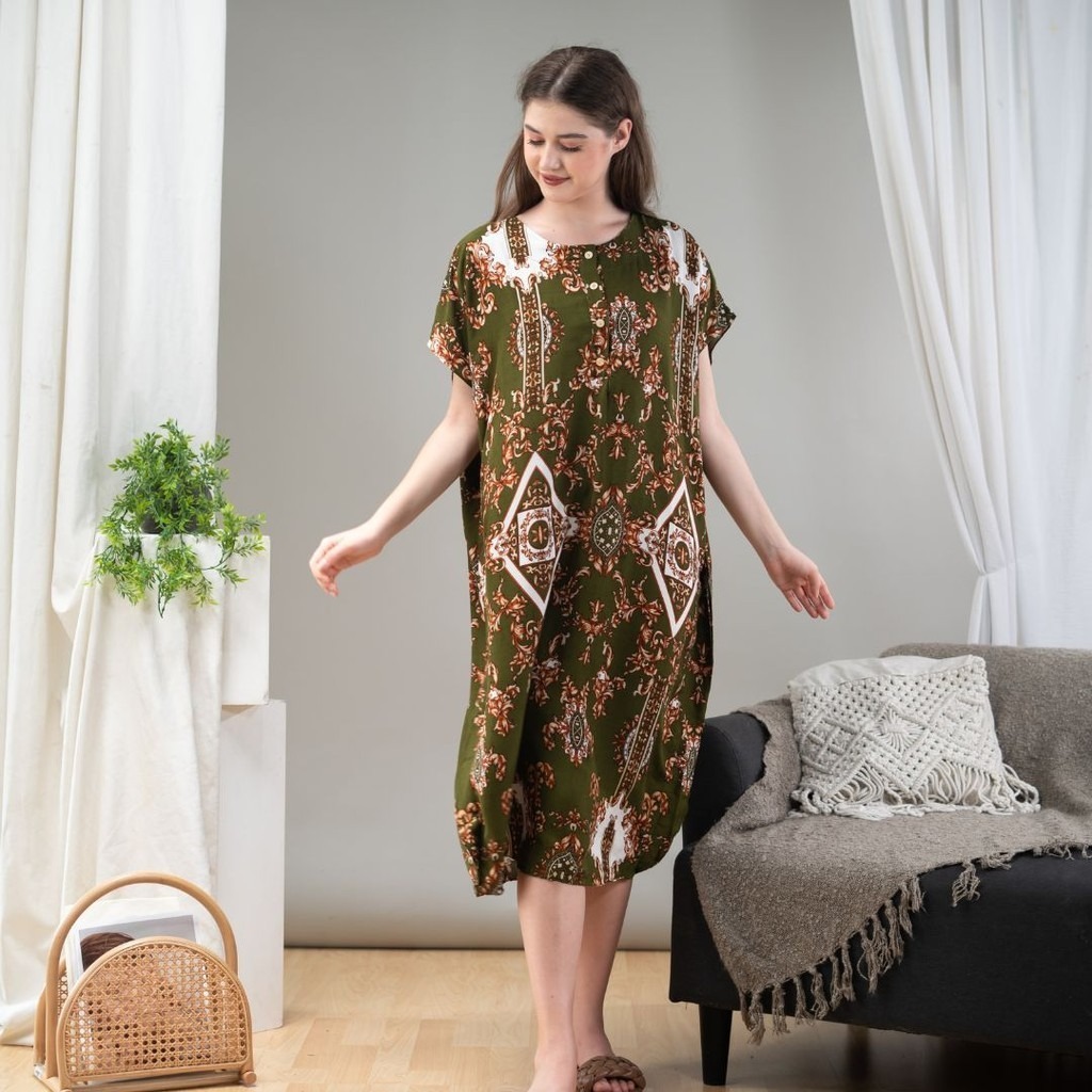 Oriana Homewear Daster Pendek Busui Kaftan Belva Series
