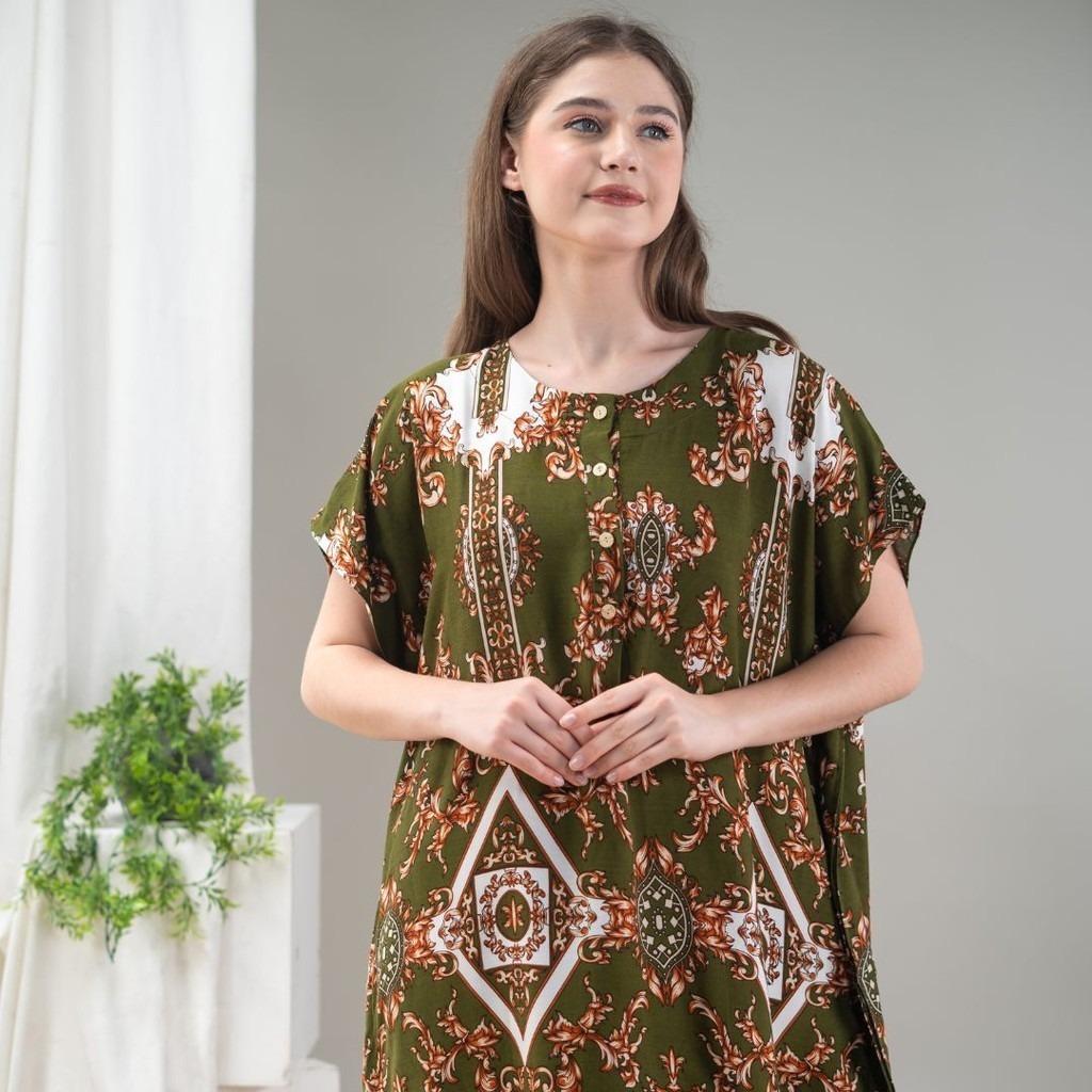 Oriana Homewear Daster Pendek Busui Kaftan Belva Series