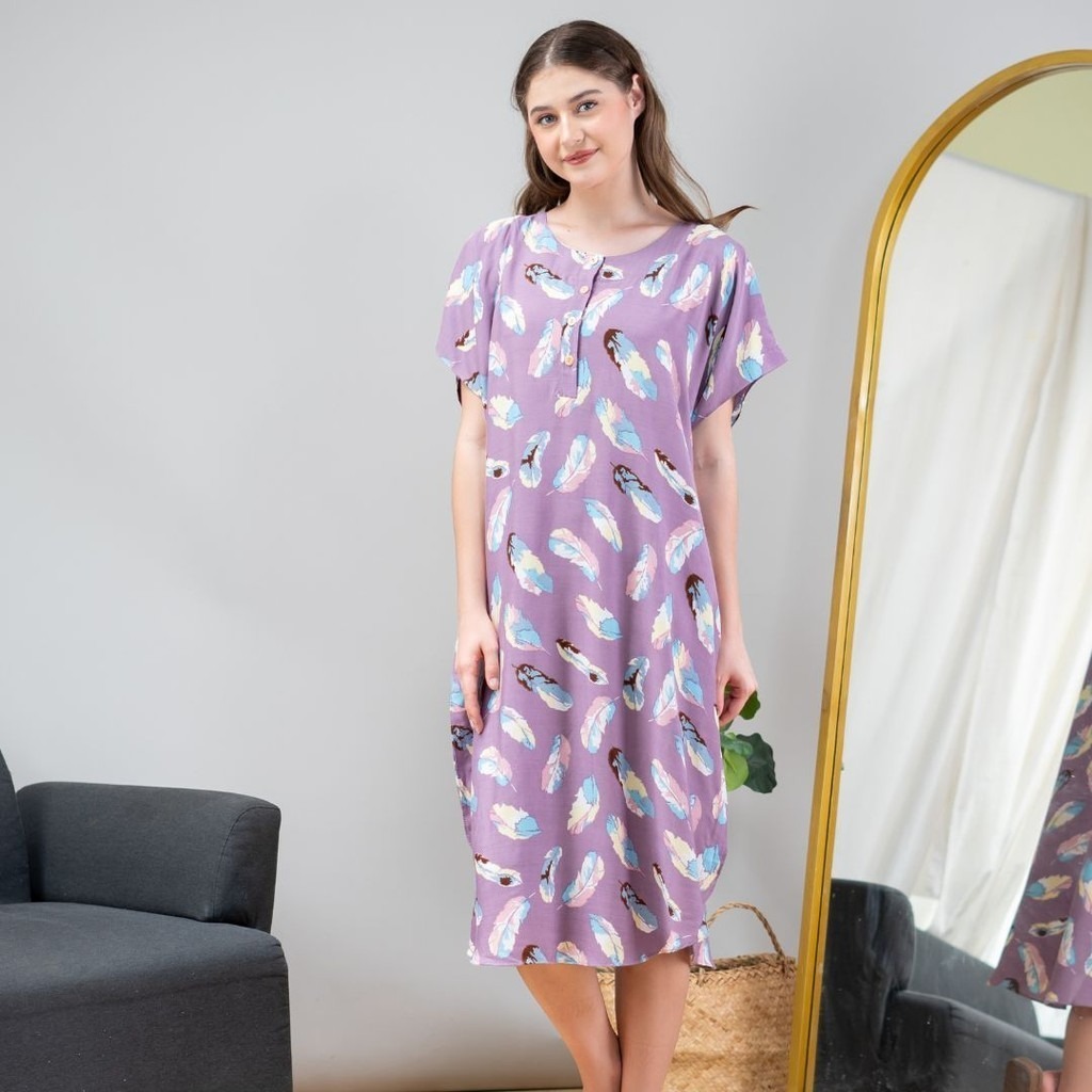 Oriana Homewear Daster Pendek Busui Kaftan Calista Series