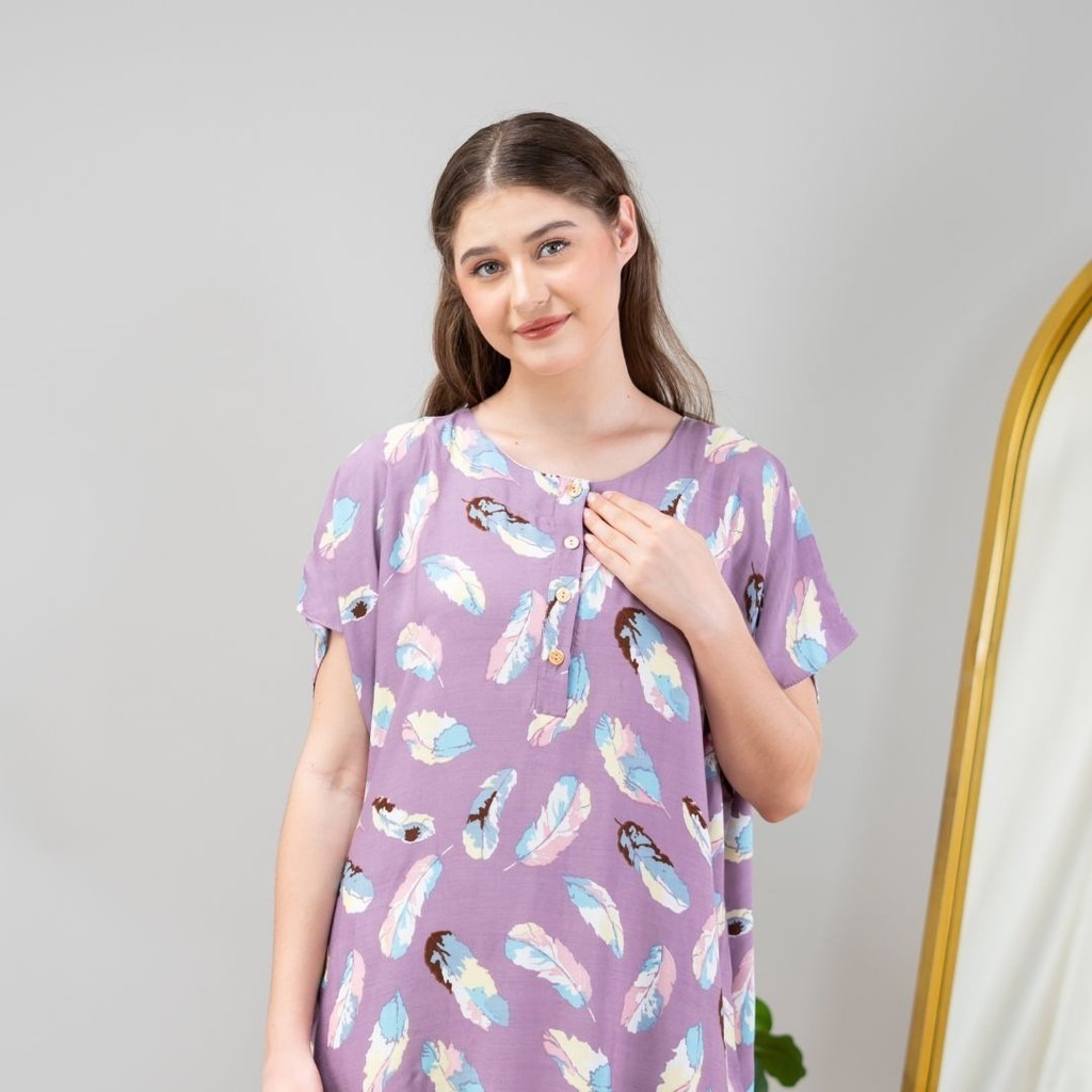 Oriana Homewear Daster Pendek Busui Kaftan Calista Series