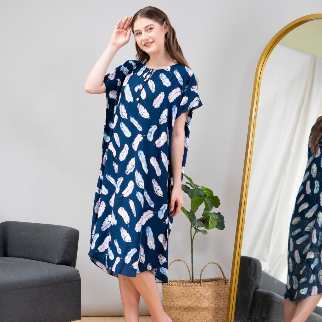 Oriana Homewear Daster Pendek Busui Kaftan Calista Series