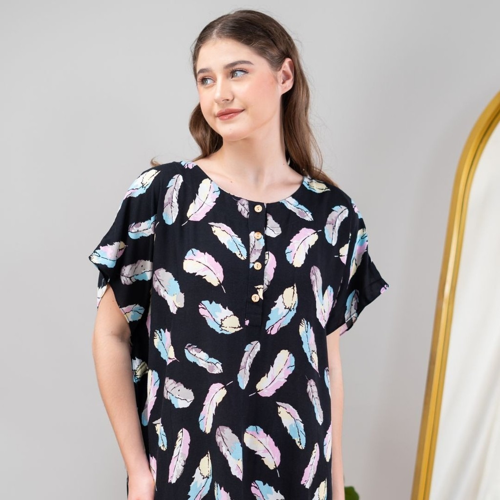 Oriana Homewear Daster Pendek Busui Kaftan Calista Series