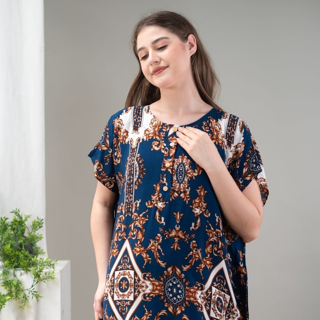 Oriana Homewear Daster Pendek Busui Kaftan Belva Series
