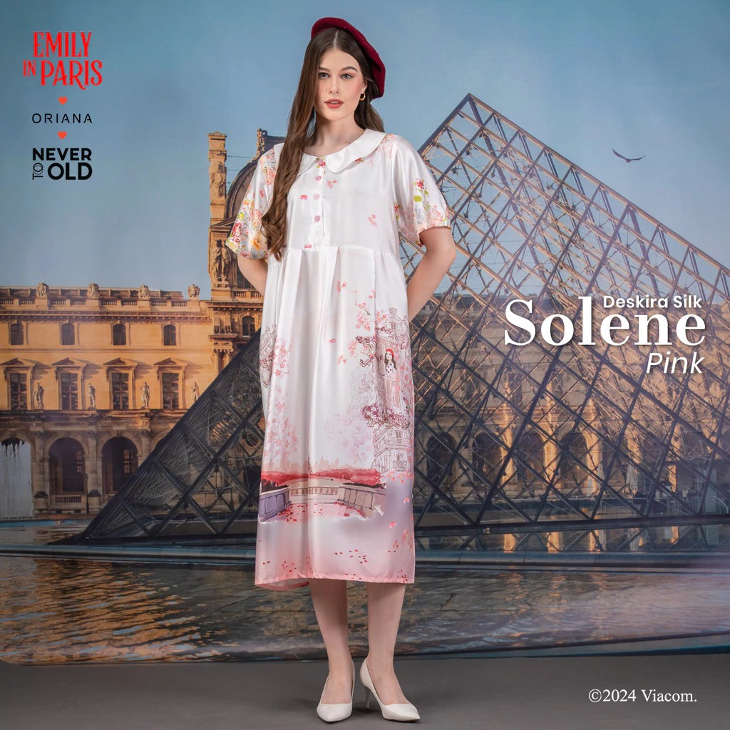 Oriana x Emily in Paris Maxi-dress Solene Series