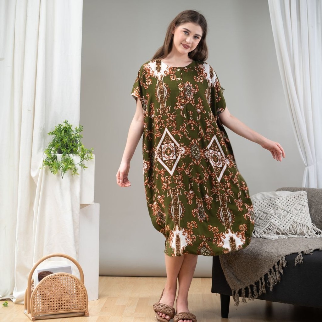 Oriana Homewear Daster Pendek Busui Kaftan Belva Series