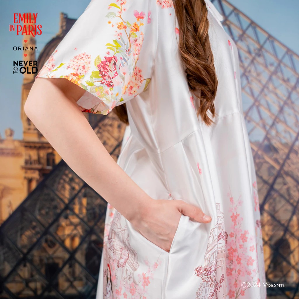 Oriana x Emily in Paris Maxi-dress Solene Series