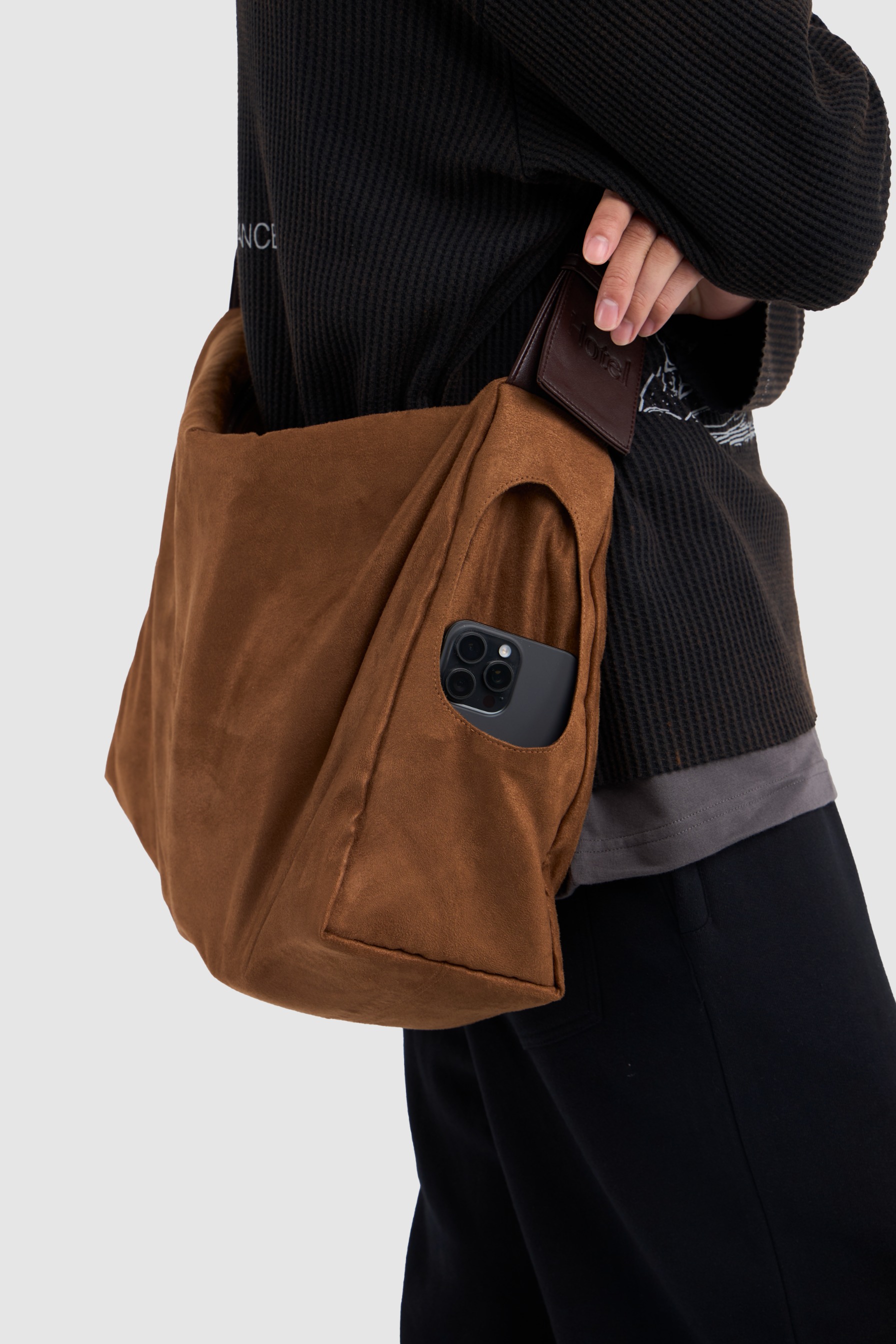 Brown Suede Bag