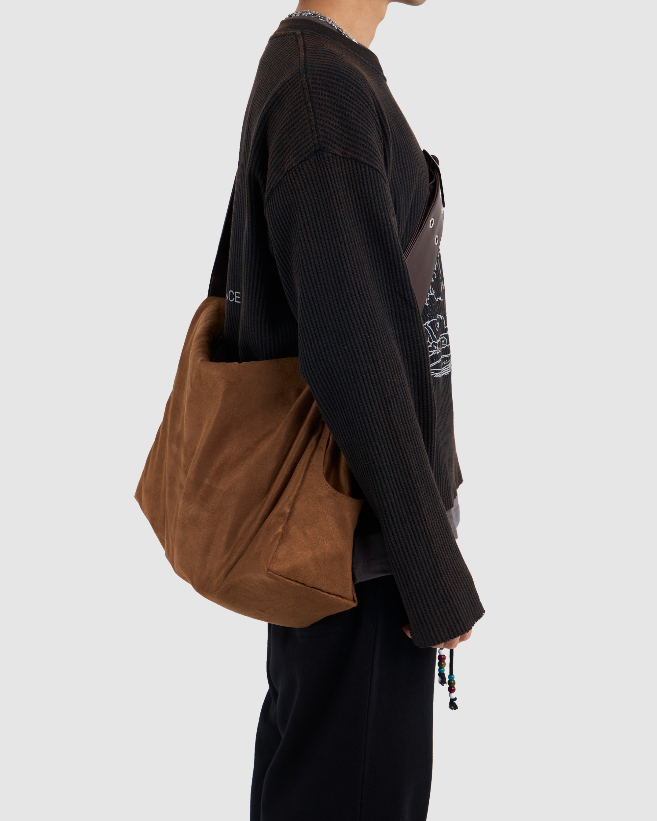 Brown Suede Bag