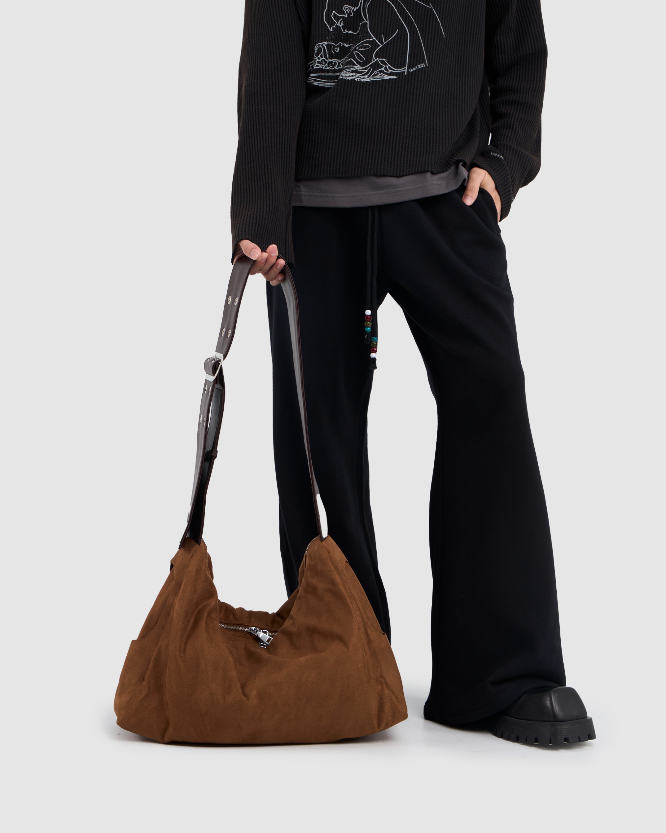 Brown Suede Bag