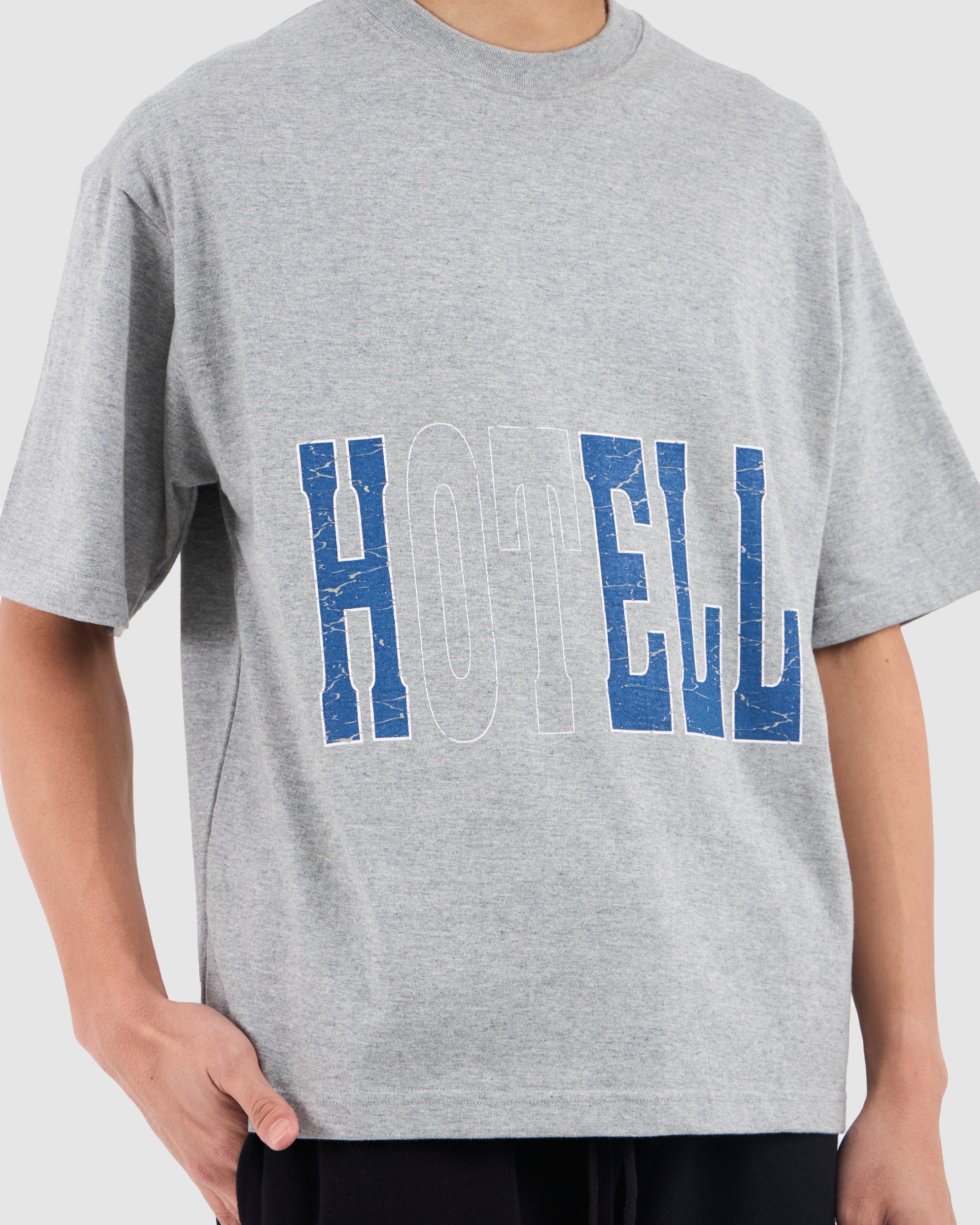 Hell Tee Heather Grey