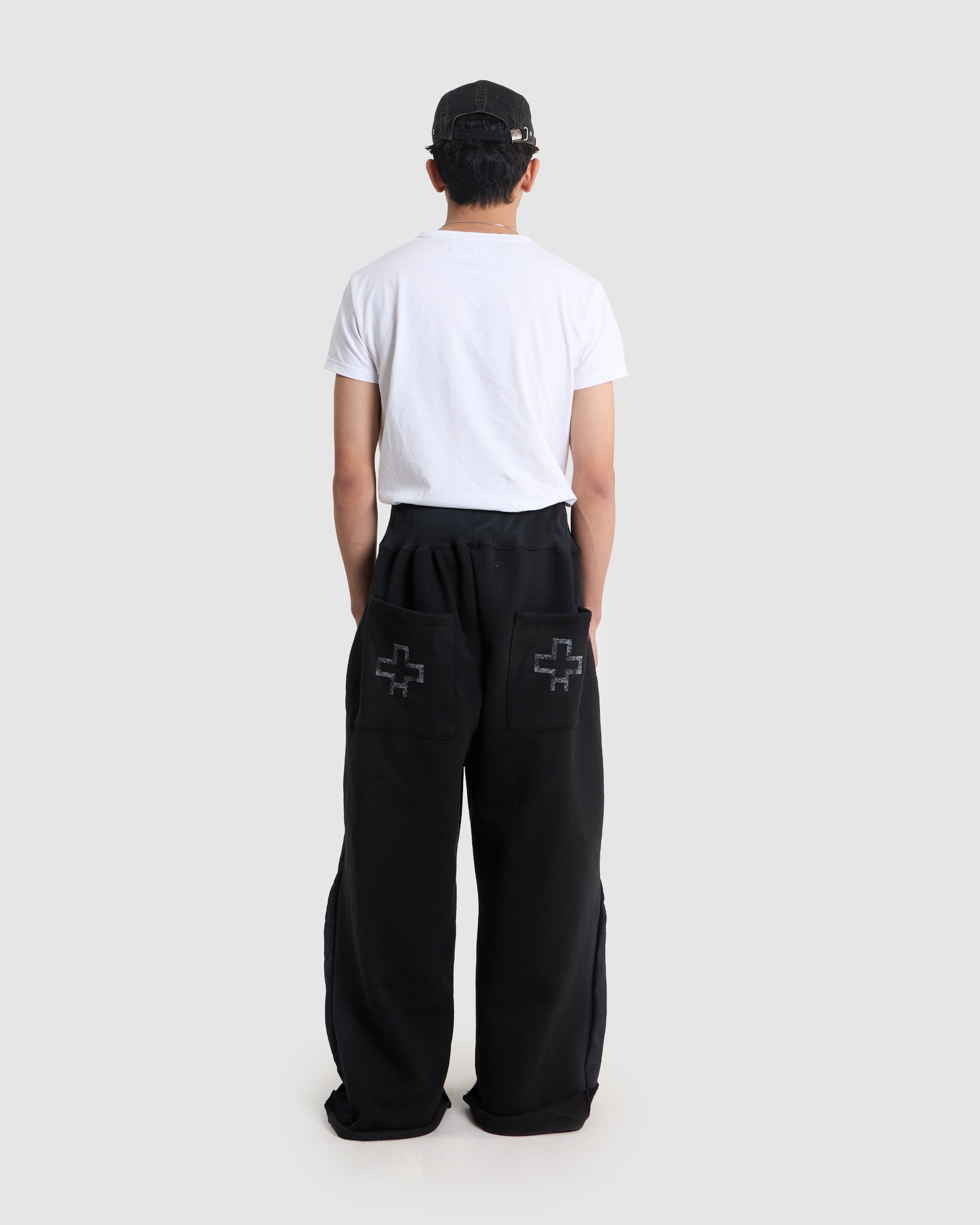 Black Cross Sweatpants