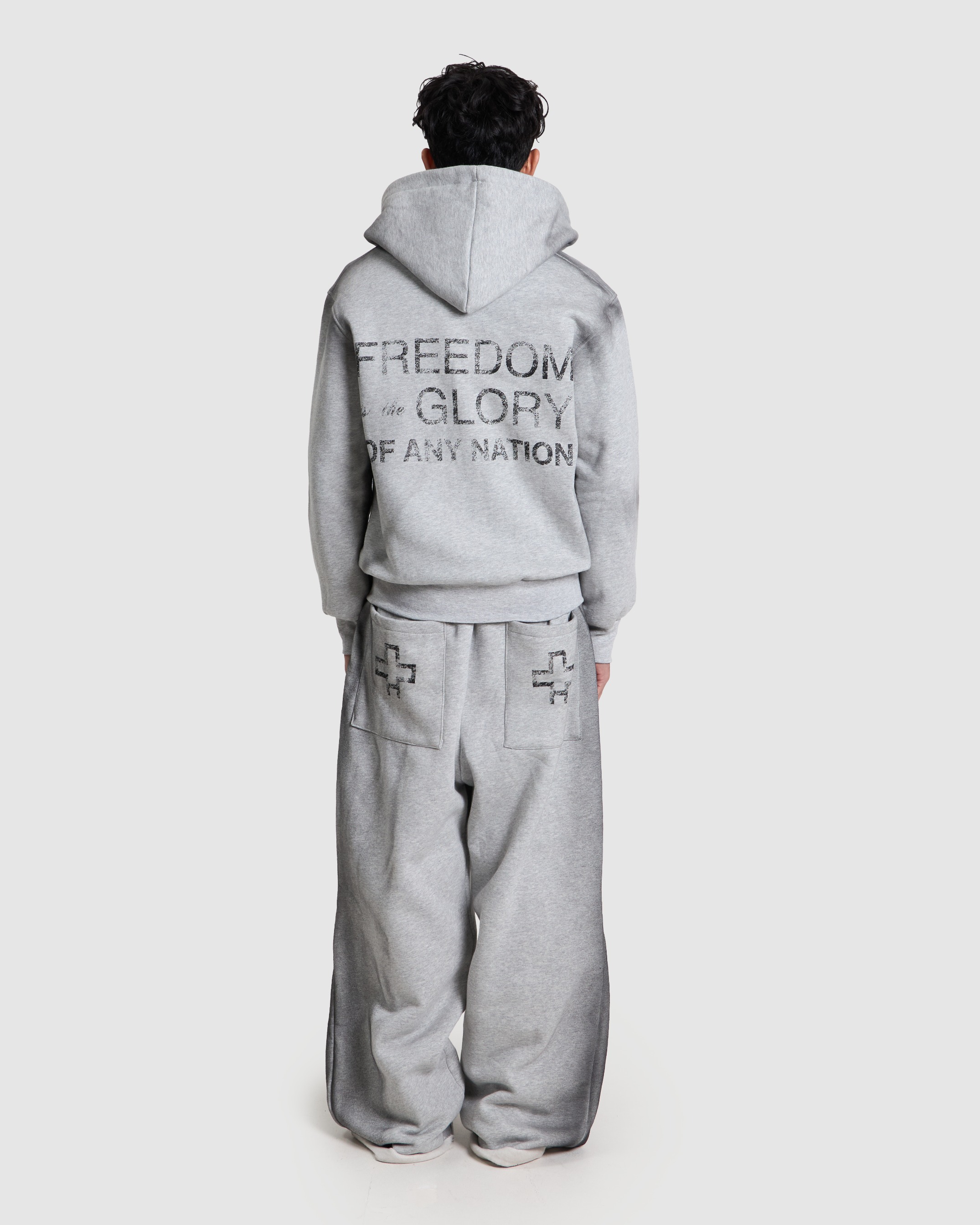 Cross Grey Hoodie
