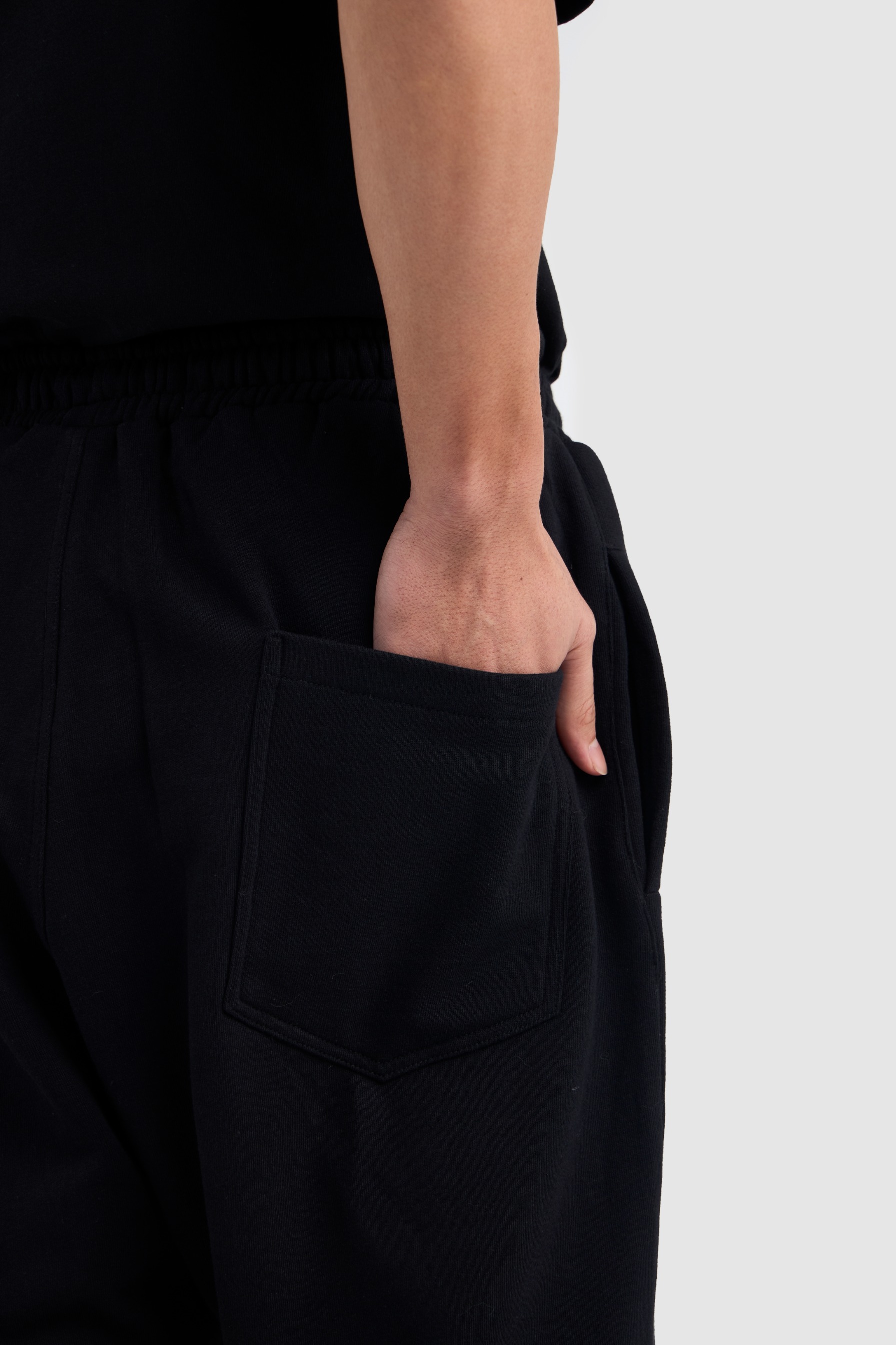 Flare Sweat Pants Black
