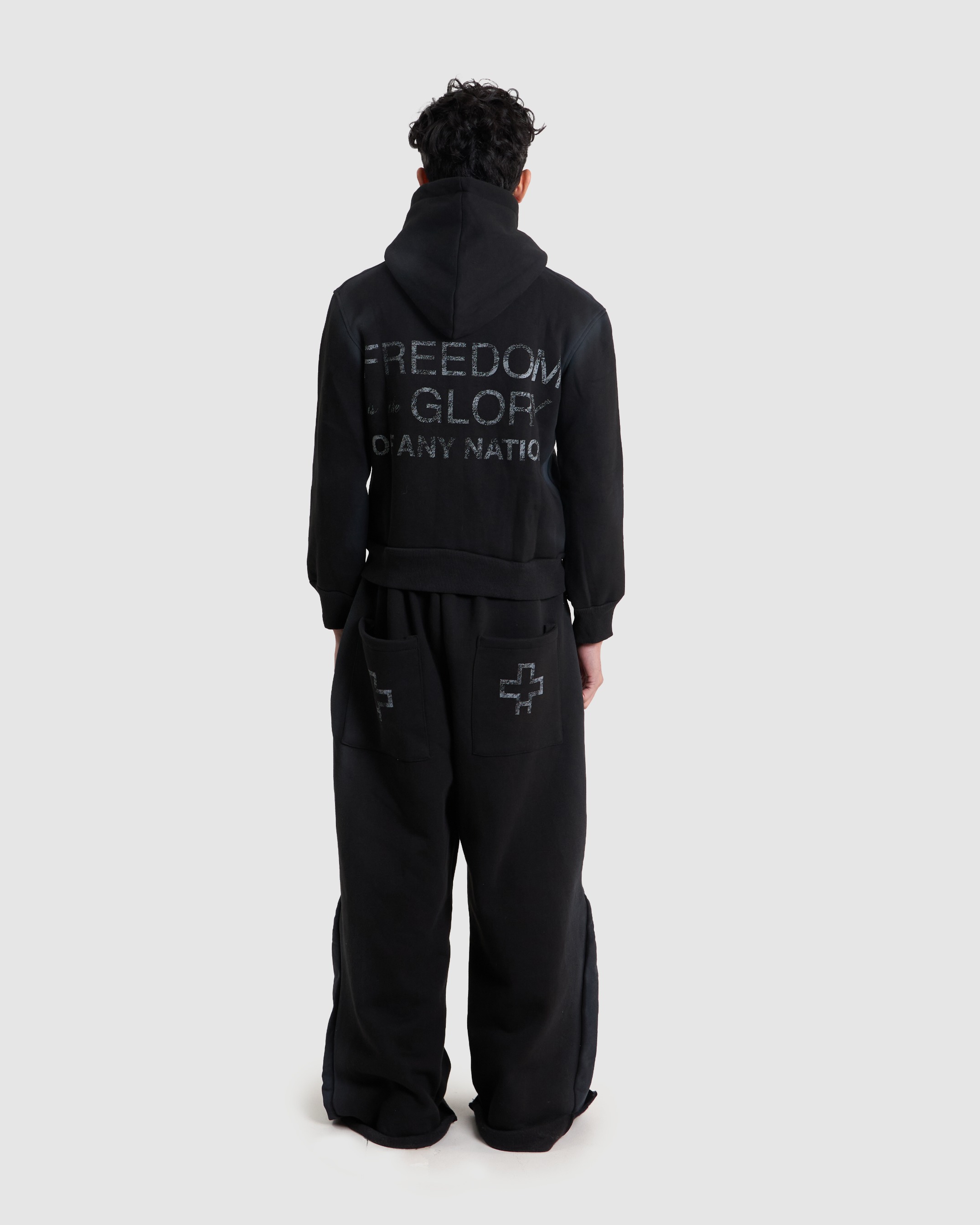 Cross Black Hoodie