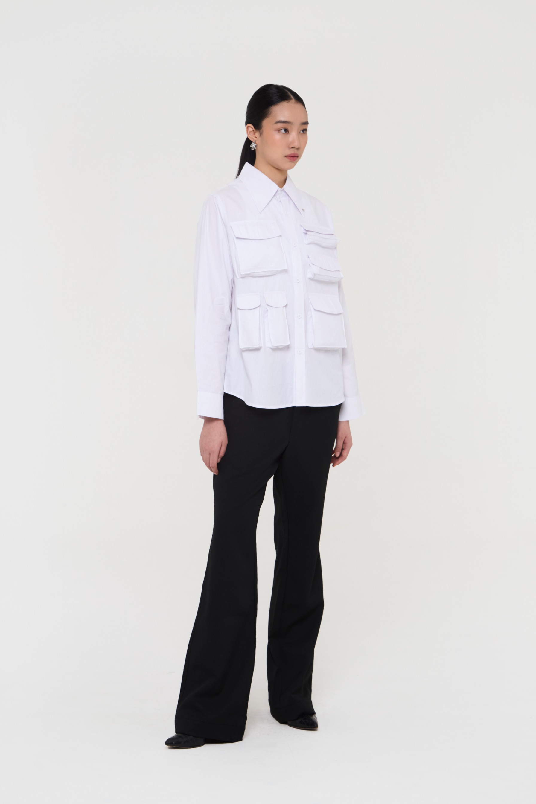 Unisex Cargo White Shirt Hotel x Stuudio Particular