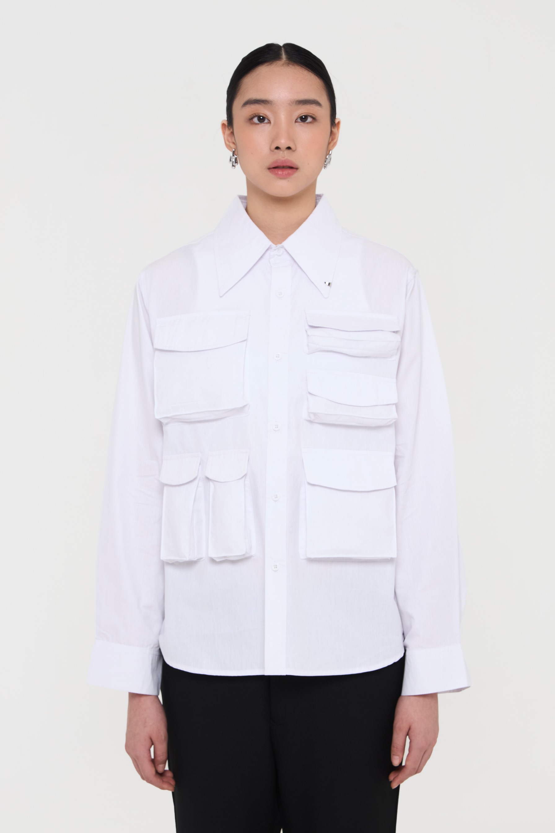 Unisex Cargo White Shirt Hotel x Stuudio Particular