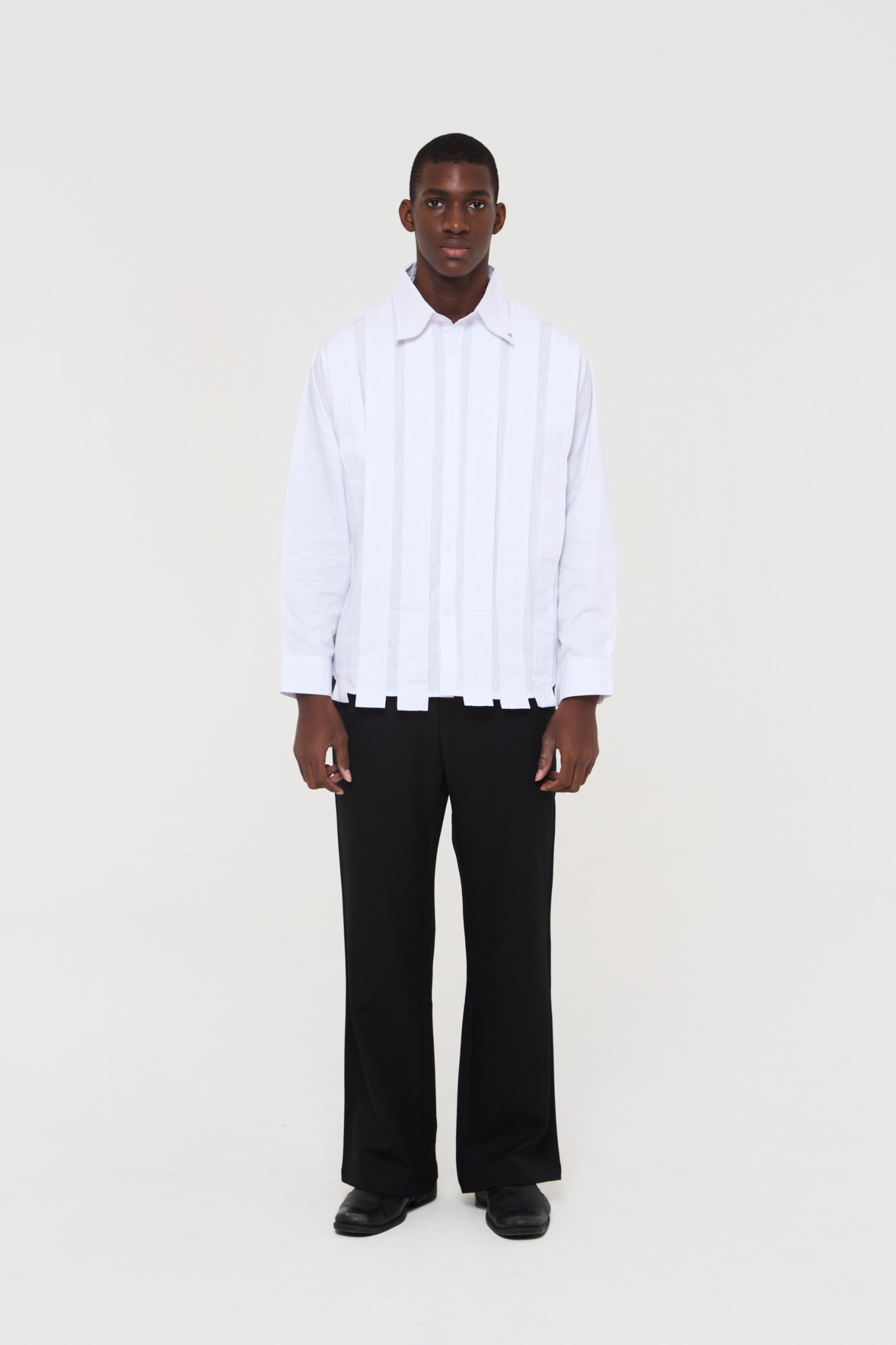 Hotel Official - Pleated White Shirt Hotel x Stuudio Particular