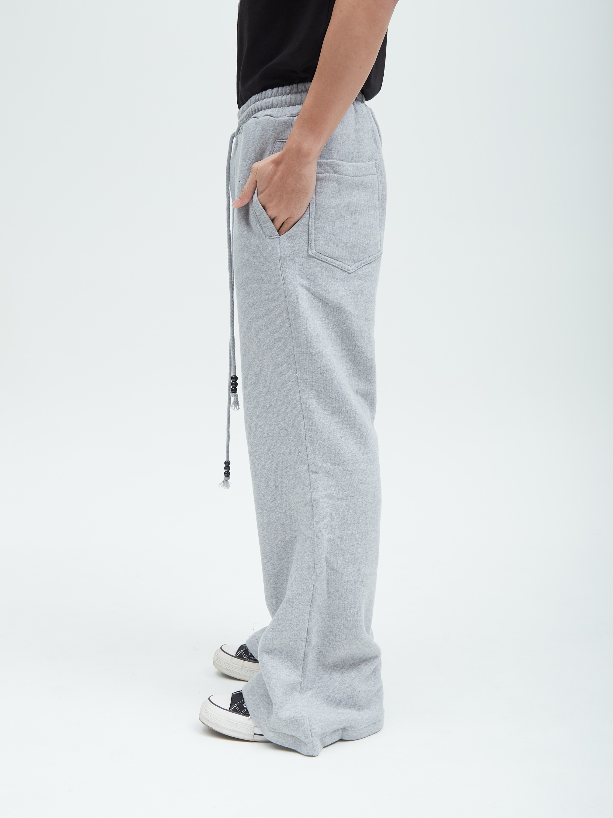 Flare Sweat Pants Gray